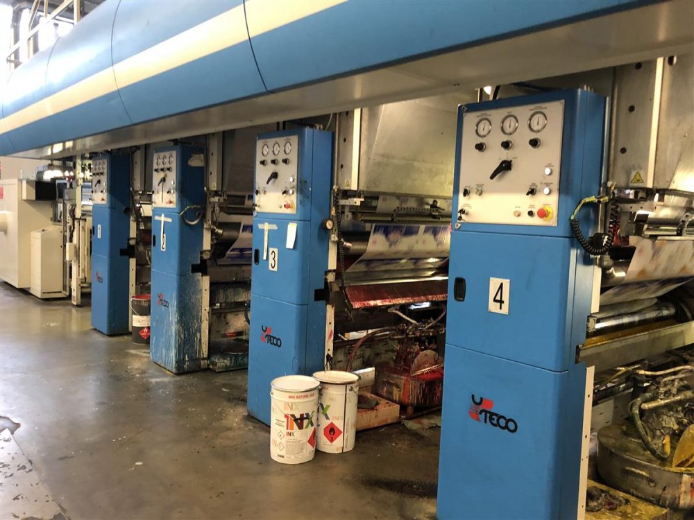 Photo Gallery // UTECO EPRESS Gravure printing machine 8 colors // Rotogravure // Printing