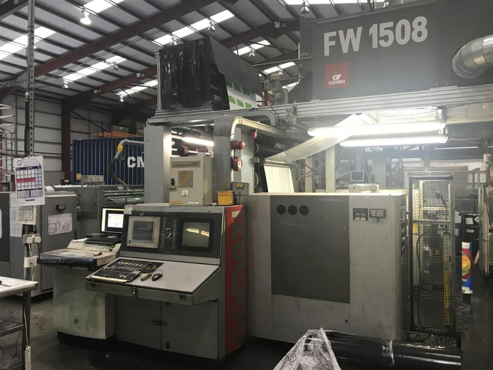 Galería de fotos // COMEXI FW 1508 Impresora Flexo 8 colores // Flexo CI //  Printing machines // Máquinas usado flexográficas y máquinas del converting