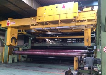 Verkauf und Demontage einer gebrauchten Brückner BOPP-3-Schicht-Folienanlage