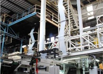 Venta y montaje de línea de extrusión de película soplada Macchi de 3 capas