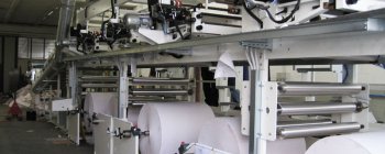 Macchina special, fornita nuova, per la produzione di cuscinetti in carta per scatole di cioccolatini