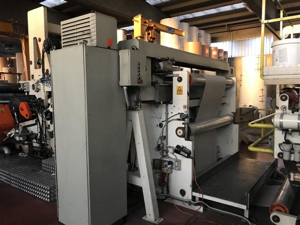 ERWEPA IMS Extrusion lamination machine // Extrusion lamination