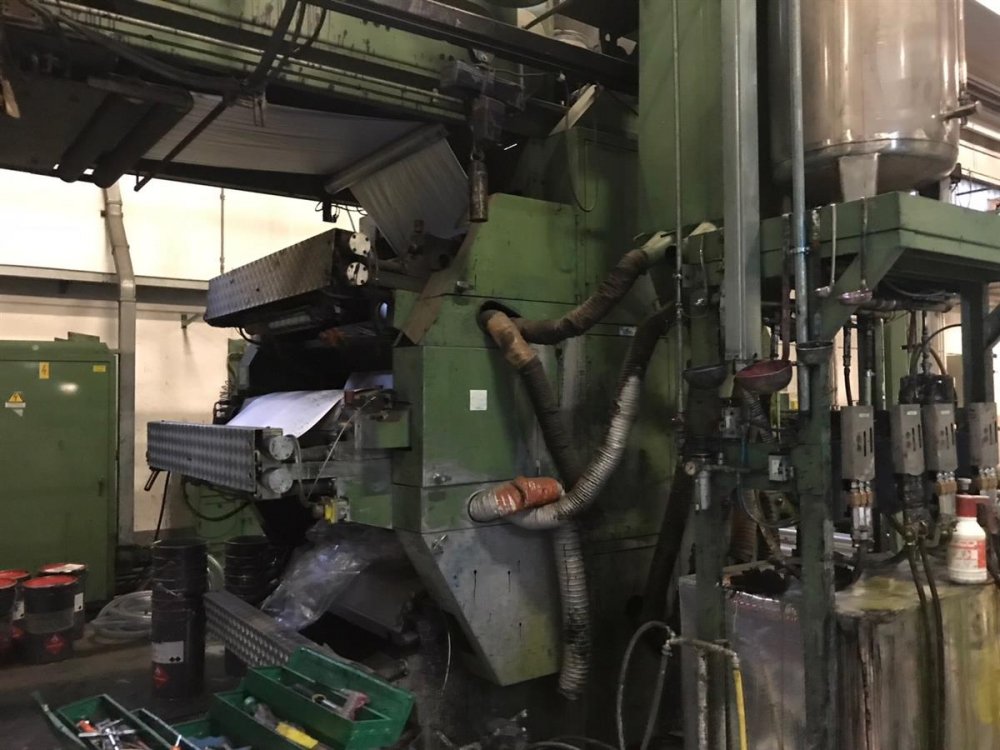 Stack Press Machine FLEXOTECNICA Flexo stack printing machine // Flexo stack // Printing ...