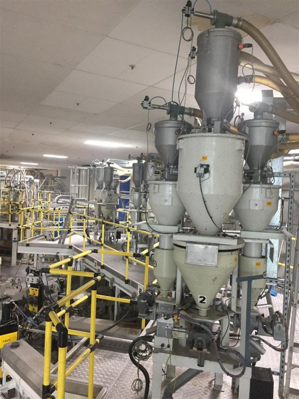 Photo Gallery // 5 layers BATTENFLED Cast film machine // Cast film