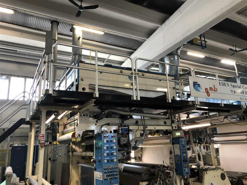 MB HOT MELT, WAX COATER LAMINATOR Laminadora Multiple Wax coater