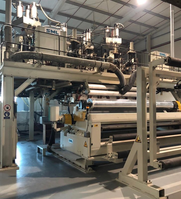 5 layers SML Cast film machine // Cast film // Film extrusion lines