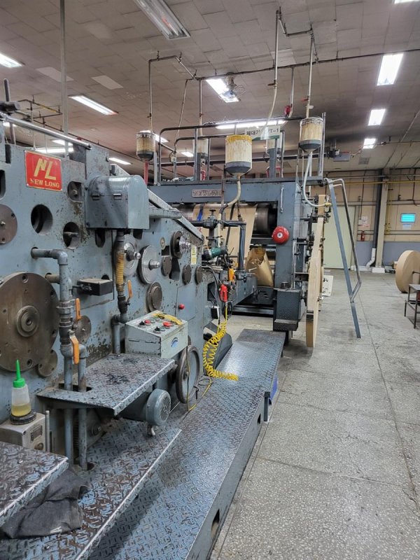 NEWLONG 127T+506TH SOS square bottom bag making machine // Paper bag