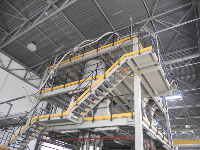 Photo Gallery // OMV D120 plastic sheet extrusion machine // Polishing