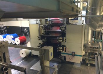 FISCHER & KRECKE 34 DF Macchina da stampa flexo 9 colori