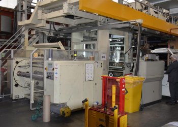 SCHIAVI ALPHA Flexodruck Maschine 8 farben