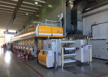 UTECO E  PRESS  SH 350 Gravure printing machine 9 colors