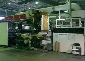 WINDMÖLLER & HÖLSCHER SOLOFLEX 8L flexo press 8 colors