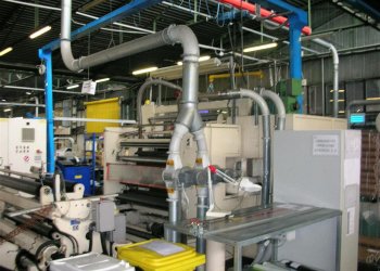 DAVIS STANDARD - ERWEPA  Linea de extrusion para hoja de plastico