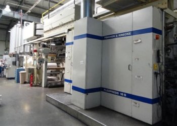 FISCHER & KRECKE 16S Flexodruck Maschine 8 farben