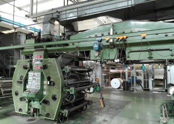 UTECO CORAL 675 RR MOD 140 flexographic printing machine 6 colors