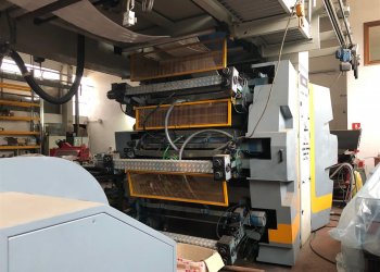 SCHIAVI ARIES flexo press 6 colors