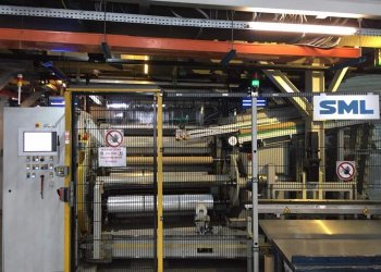 3 schichten SML  Chillroll-extrusionanlage