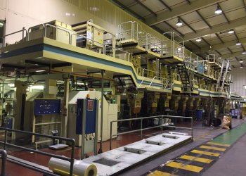 CERUTTI 940 Rotogravure press 10 colors