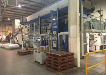 UTECO EMERALD 812 4M flexo printing machine 8 colors