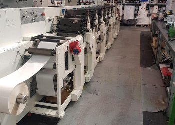 OMET FLEXY FX255 narrow web flexo printing machine