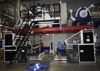 3 capas WINDMÖLLER & HÖLSCHER VAREX Linea de extrusion