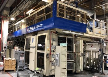SCHIAVI ALPHA flexo press 8 colors