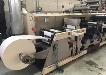 NILPETER MO4 narrow web flexo printing machine