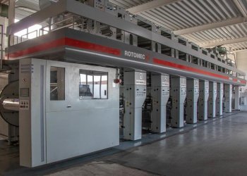 BOBST ROTOMEC 4003 MP 1200/350/C Tiefdruck maschine 8 farben