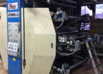 UTECO AMBER 608 flexographic printing machine 6 colors