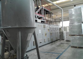 3 schichten BIELLONI L6 Chillroll-extrusionanlage