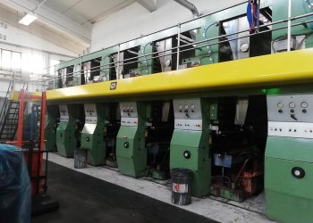 UTECO PROGRAMM 1020 Gravure printing machine 7 colors