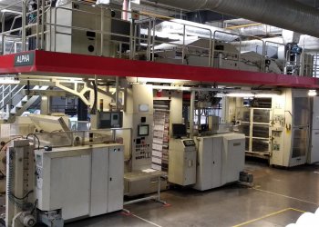 SCHIAVI ALPHA 8C flexo press 8 colors