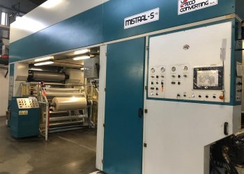 UTECO MISTRAL S Laminator / coating machine COMBI / INTECHANGEABLE TROLLEY