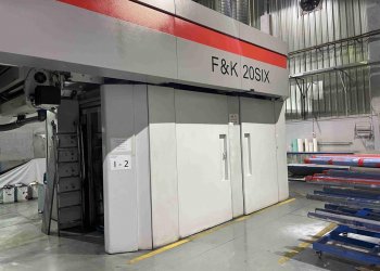 BOBST 20 SIX S flexo printing machine 8 colors