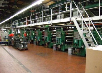 SCHIAVI Rotojet Concorde Rotogravure press 7 colors