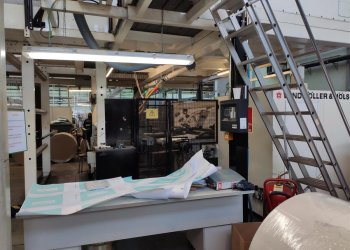 WINDMÖLLER & HÖLSCHER ASTRAFLEX flexo printing machine 8 colors