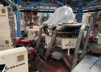 5 schichten WINDMÖLLER & HÖLSCHER VAREX Blastfolie-extrusionanlage