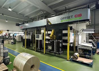 COMEXI OFFSET  CI 8 Flexo central drum printing press 8 colors