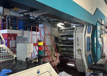 UTECO EMERALD 825 flexographic printing machine 8 colors