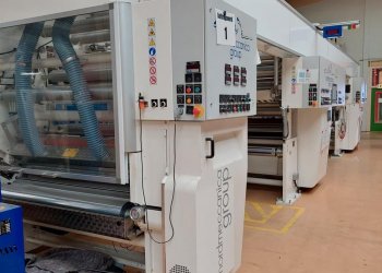 NORDMECCANICA TRIPLEX SL ONE SHOT Laminator / coating machine SOLVENTLESS