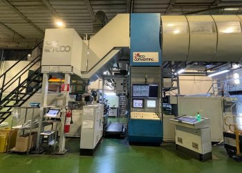 UTECO DIAMOND HP 108 flexographic printing machine 10 colors // Flexo ...