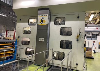 FLEXOTECNICA FG8 Flexo central drum printing press 9 colors