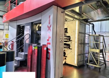 UTECO ONYX 808 Flexo central drum printing press 8 colors