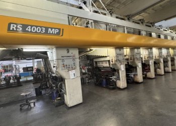 ROTOMEC RS4003 MP Gravure printing machine 10 colors