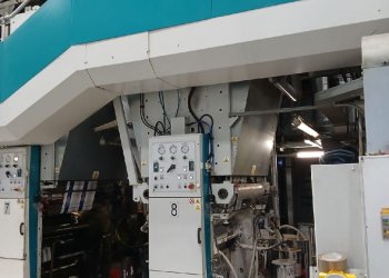 UTECO Q- S PRESS  8 Maquina de grabado 8 colores