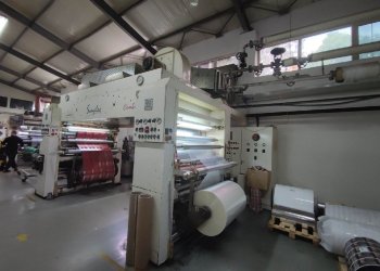 NORDMECCANICA SIMPLEX COMBI Kaschierung und laminirung Maschine COMBI / INTECHANGEABLE TROLLEY