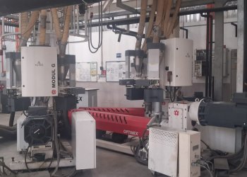 3 layers WINDMÖLLER & HÖLSCHER OPTIMEX blown film extruder