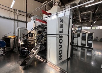 WINDMÖLLER & HÖLSCHER Novoflex Flexo central drum printing press 8 colors