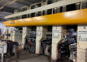 ROTOMEC RS4003 MP Tiefdruck maschine 8 farben