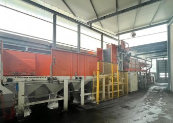 COMAV Machine to open Polimer bags and discharge content